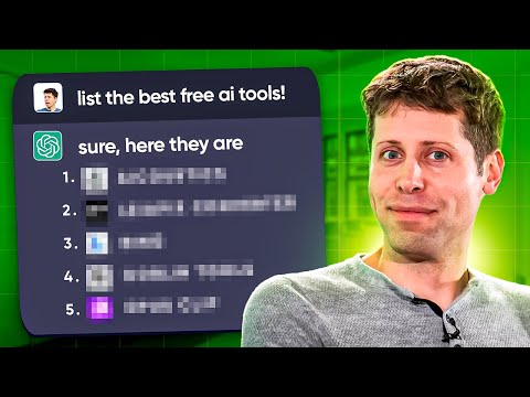 I Asked ChatGPT For The BEST FREE AI TOOLS & It Changed My Life