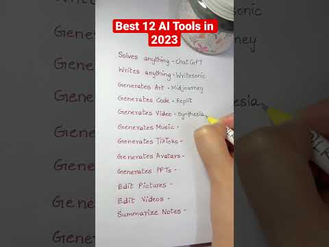 Best 12 AI Tools in 2023