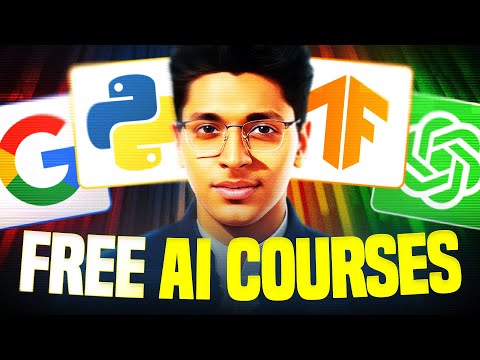 7 FREE AI Courses To Become an AI Developer in 2023 🔥| Ishan Sharma